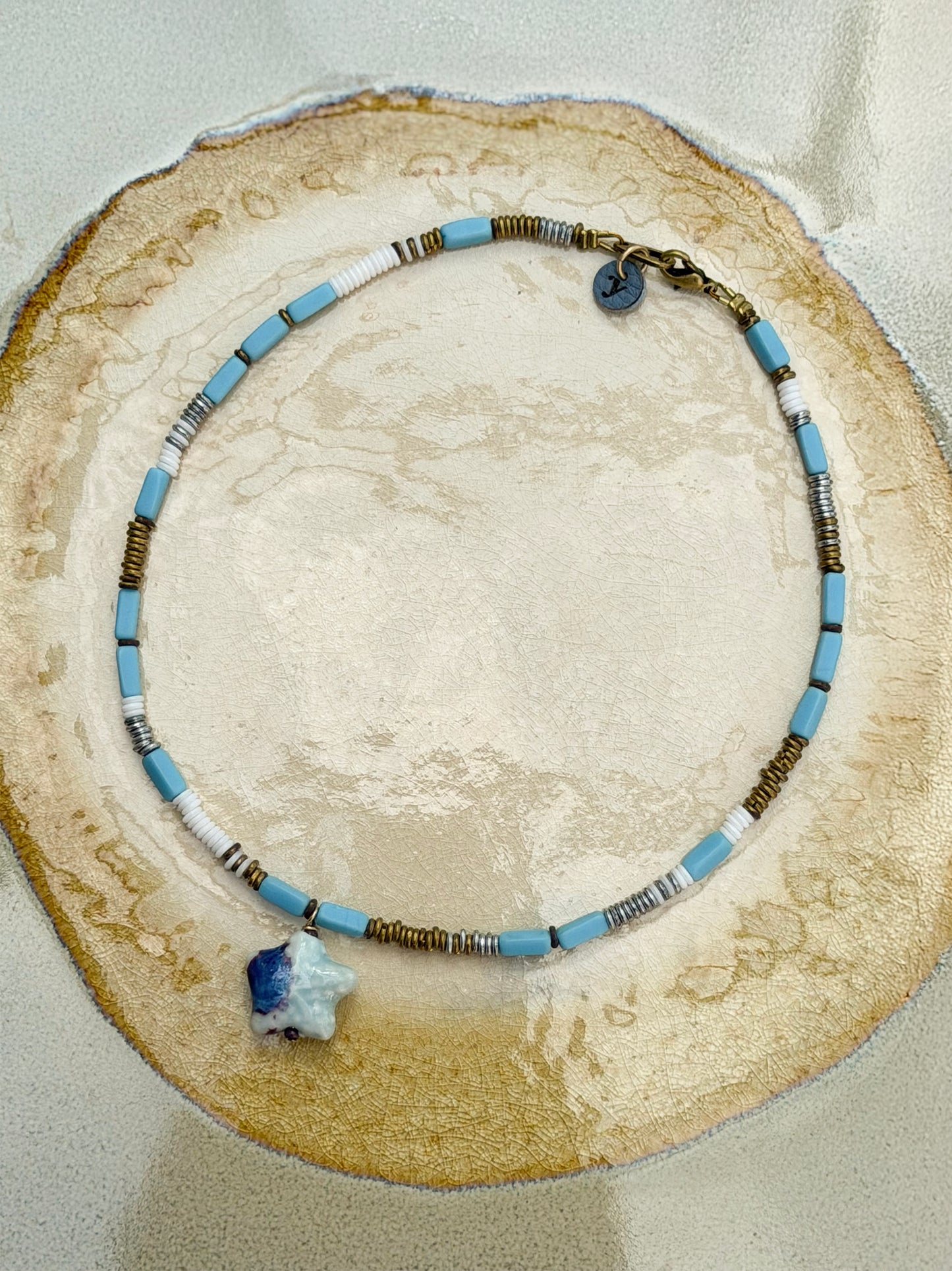 Rosario Necklace Blue Star