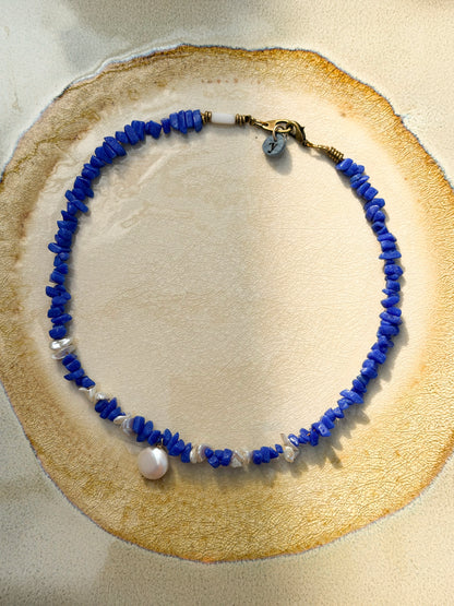 Estepona Surfer Necklace Blue