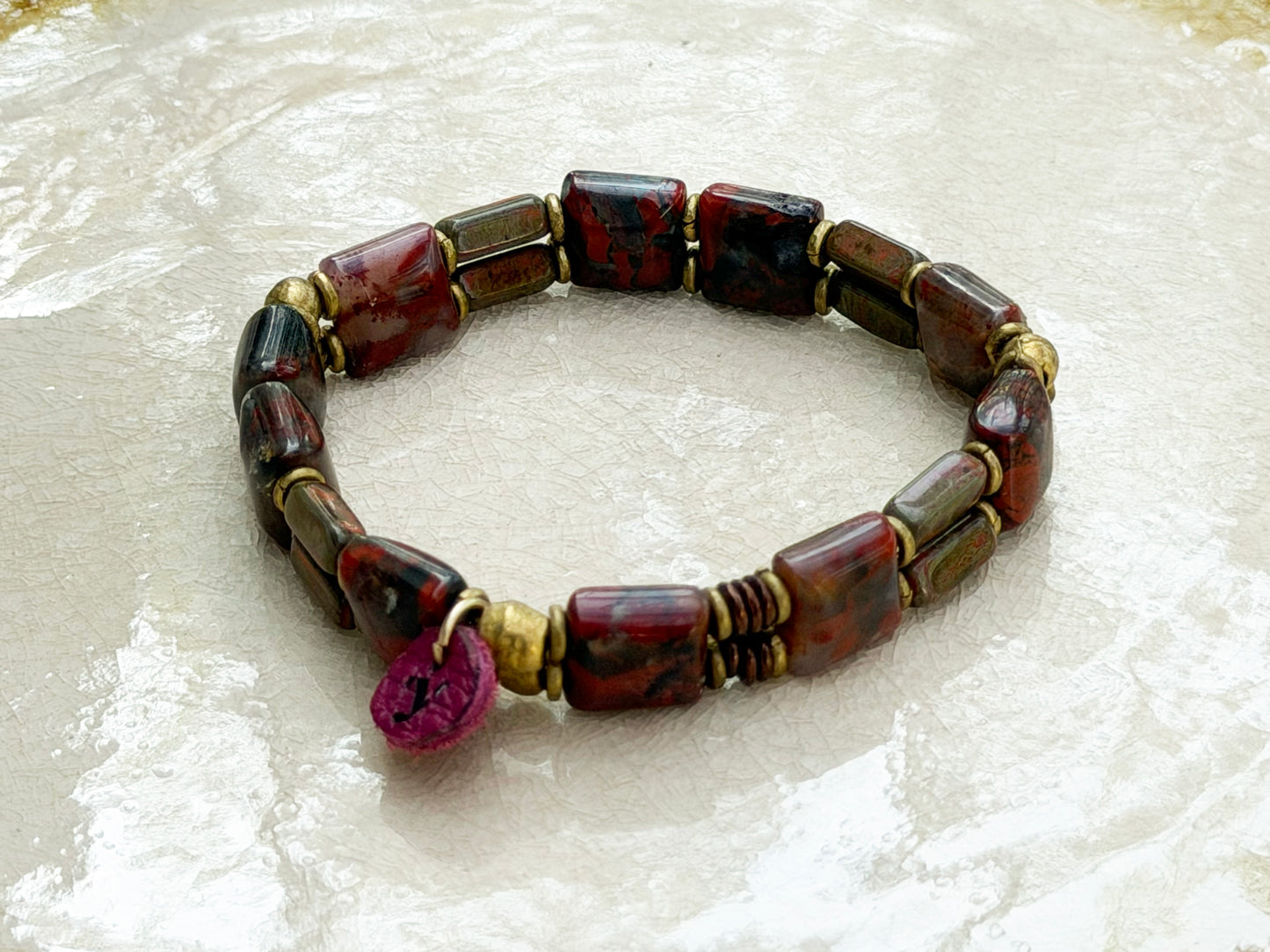 Marbella Bracelet Burgundy