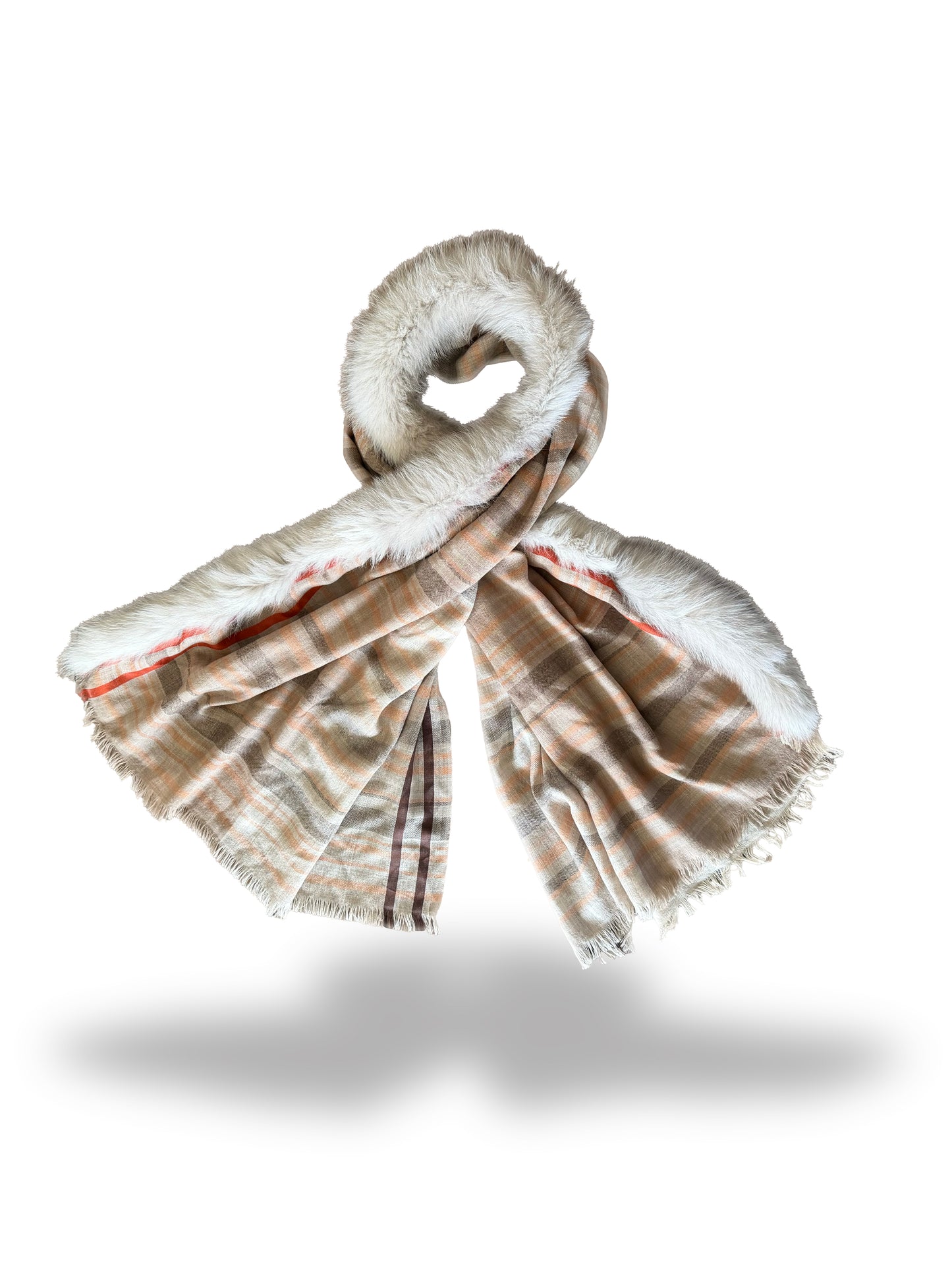 Scarve with fur